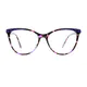 Cat-eye Purple/Black Eyeglasses