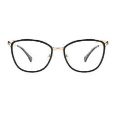 Square Black Eyeglasses