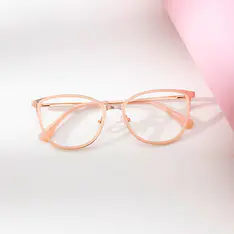 Square Rose Gold Eyeglasses