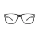 Rectangle Matte Black Sport Eyeglasses