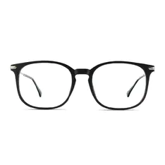Square Black Clip-On Sunglasses