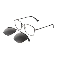 Square Gun Clip-On Sunglasses