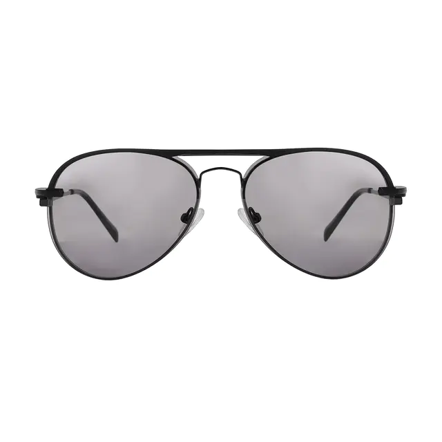 Aviator Black Clip-On Sunglasses