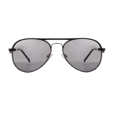 Aviator Gray Clip-On Sunglasses