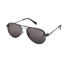 Aviator Gray Clip-On Sunglasses