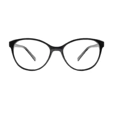 Oval Black Eyeglasses
