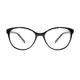Oval Black Eyeglasses
