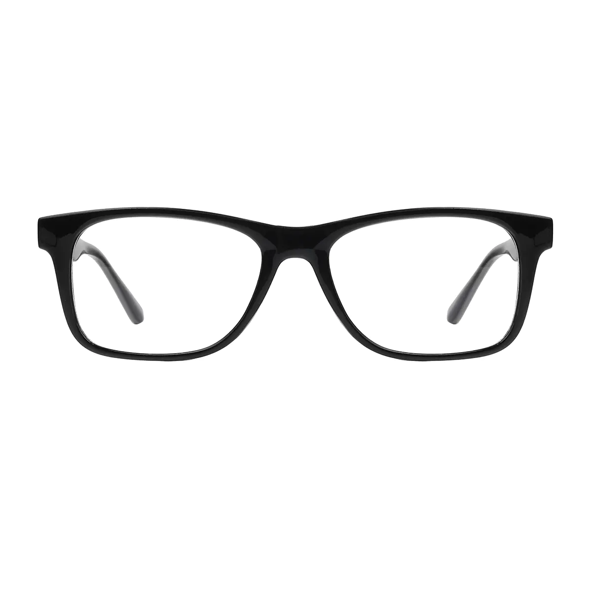 Rectangle Black/Clear Eyeglasses