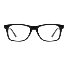 Rectangle Black/Clear Eyeglasses