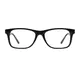 Rectangle Black/Clear Eyeglasses