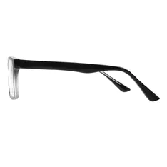 Rectangle Black/Clear Eyeglasses