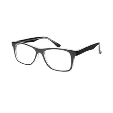 Rectangle Black/Clear Eyeglasses