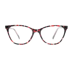 Cat-eye Red/Tortoiseshell Eyeglasses