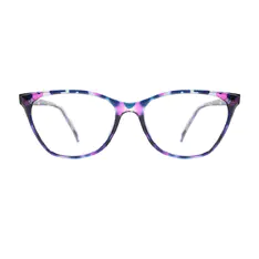 Cat-eye Purple/Tortoiseshell Eyeglasses