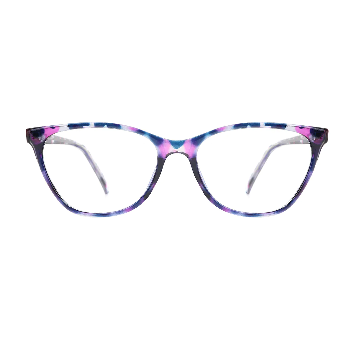 Cat-eye Purple/Tortoiseshell Eyeglasses