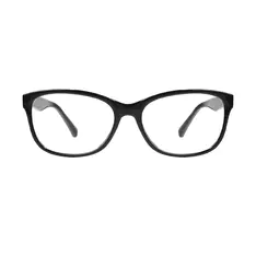Oval Black Eyeglasses