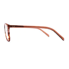 Round Orange/Tortoiseshell Eyeglasses