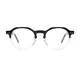 Round Black/Clear Eyeglasses