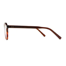 Round Brown/Tortoiseshell Eyeglasses