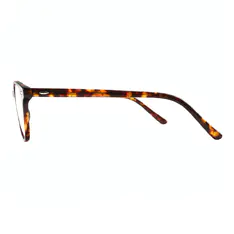 Oval Dark Tortoiseshell Eyeglasses