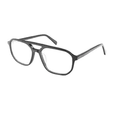 Aviator Dark Gray Eyeglasses