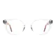 Oval Clear Eyeglasses