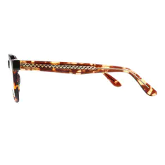 Square Dark Tortoiseshell Eyeglasses