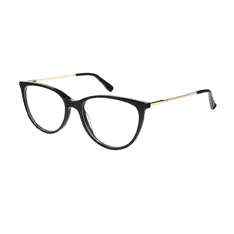 Oval Black Eyeglasses