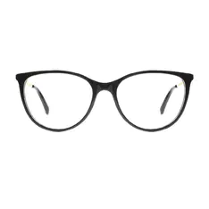 Oval Black Eyeglasses