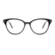 Oval Black Eyeglasses