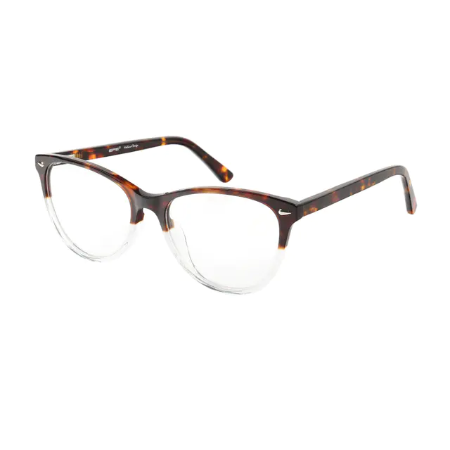 Oval Tortoiseshell/Clear Eyeglasses