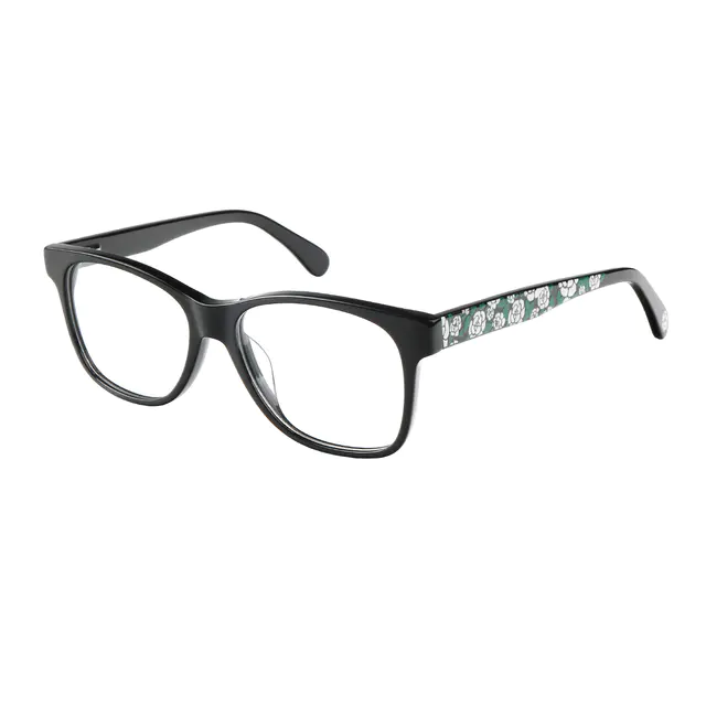 Square Black Eyeglasses