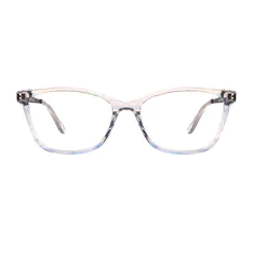 Square Gradient Purple Eyeglasses