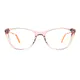 Cat-eye Transparent Pink Eyeglasses