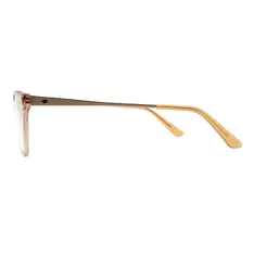 Cat-eye Transparent Pink Eyeglasses