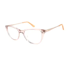 Cat-eye Transparent Pink Eyeglasses