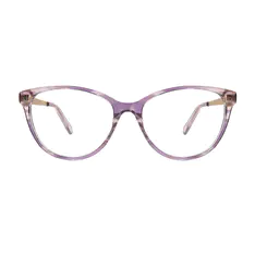 Square Gradient Purple Eyeglasses