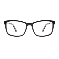 Square Black/Clear Eyeglasses