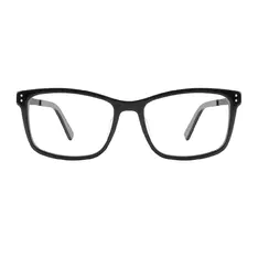 Square Black/Gray Eyeglasses