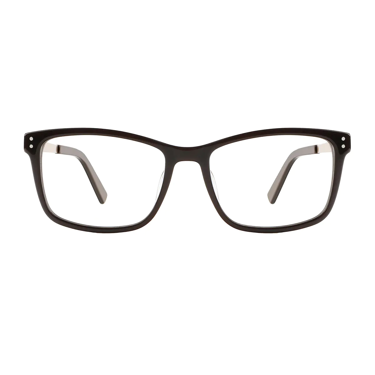 Square Brown Eyeglasses