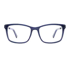 Square Blue/Gray Eyeglasses