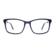 Square Blue/Gray Eyeglasses