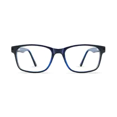 Rectangle Blue Eyeglasses