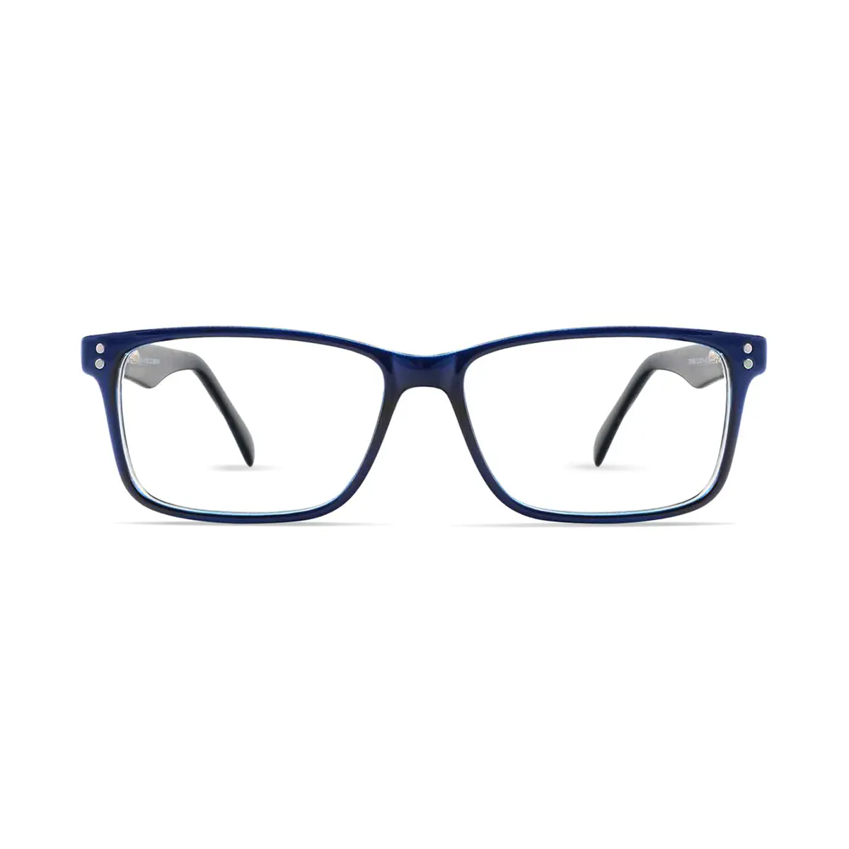 Rectangle Black/Blue Eyeglasses