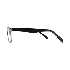 Rectangle Black/Blue Eyeglasses