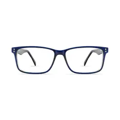 Rectangle Black/Blue Eyeglasses