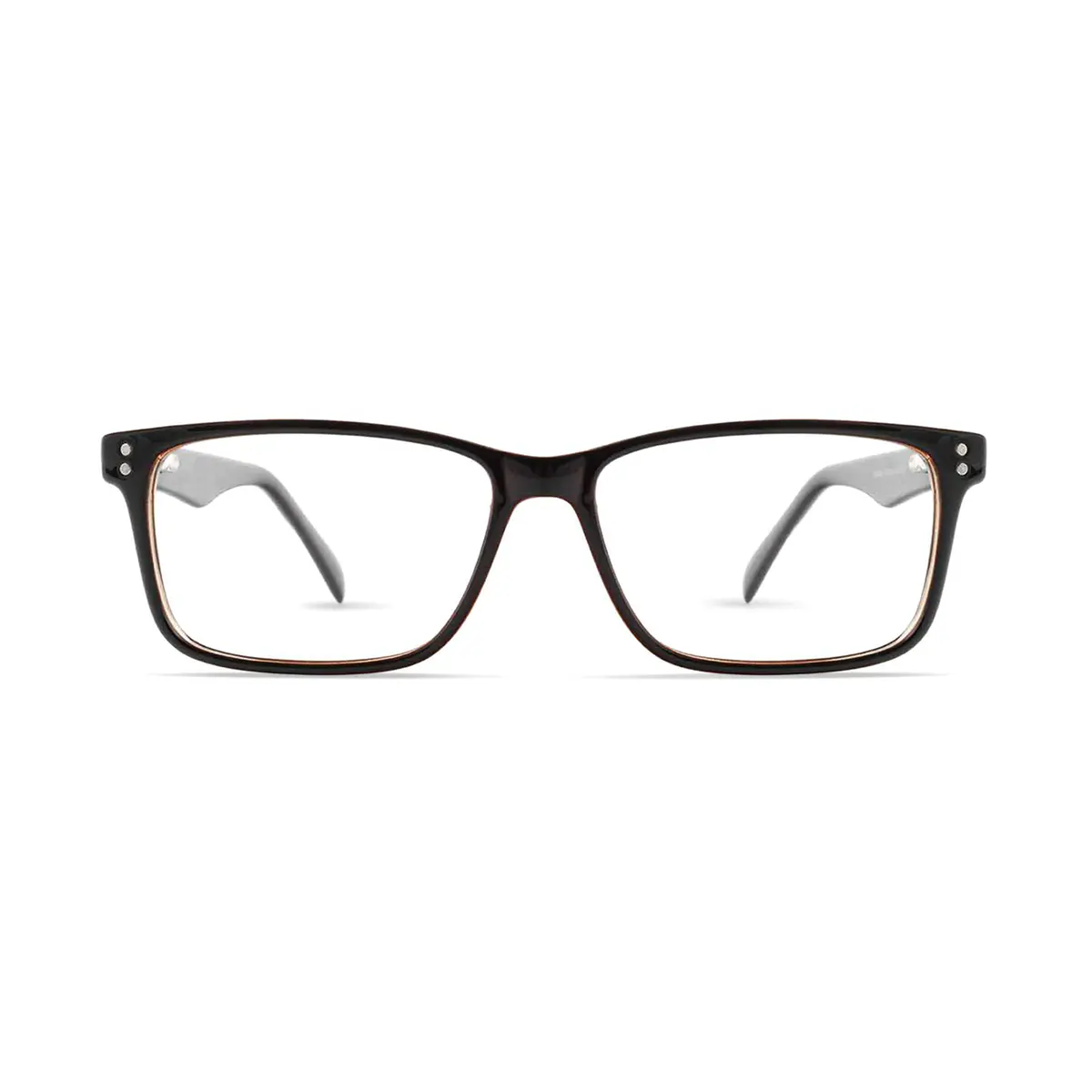 Rectangle Black/Brown Eyeglasses
