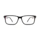 Rectangle Black/Brown Eyeglasses
