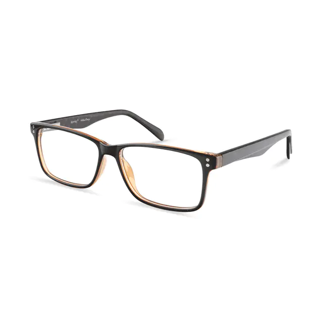 Rectangle Black/Brown Eyeglasses
