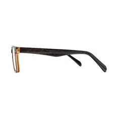 Rectangle Black/Brown Eyeglasses